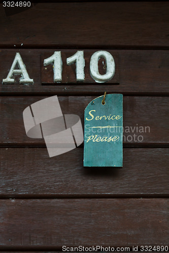 Image of Hut in a Tourist village in Thailand