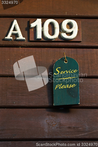 Image of Hut in a Tourist village in Thailand