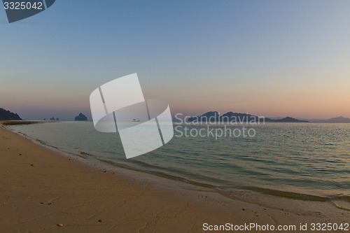 Image of View from beach in thailand