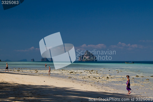 Image of Girl at the beach in thailand 