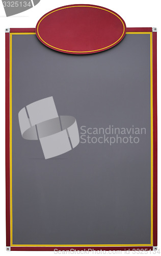 Image of Blank blackboard