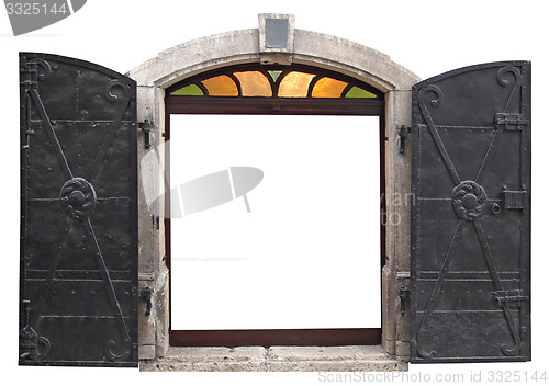 Image of Old iron door