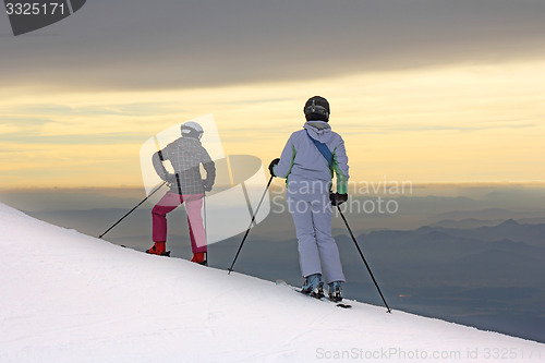 Image of Two skiers