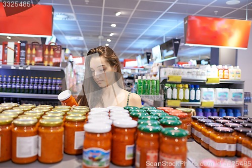 Image of young woman shopping