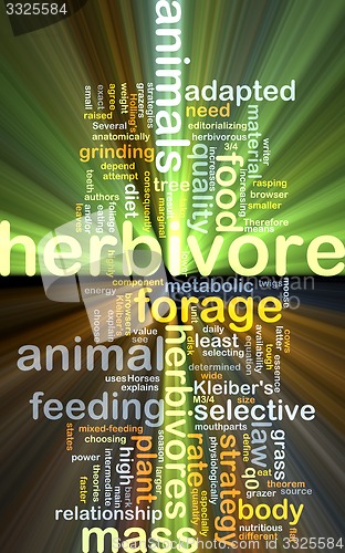 Image of Herbivore background concept glowing