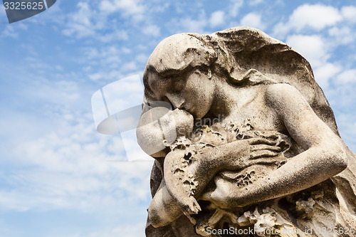 Image of Old cemetery statue