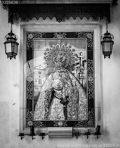 Image of Catholic Altar in public street