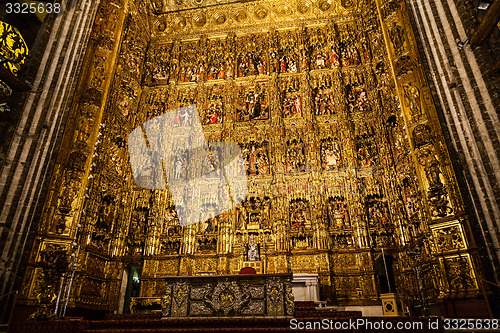 Image of Main Altar in Seville Cathedral