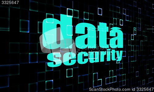 Image of Data security on digital screen