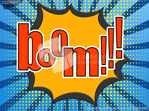 Image of Boom comic speech bubble 