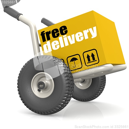 Image of Packaging on dolly with free delivery