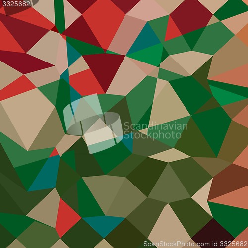 Image of Amazon Green Abstract Low Polygon Background