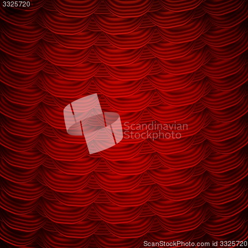 Image of Red curtains to theater stage. EPS 10
