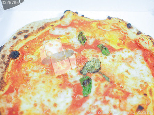 Image of Margherita pizza background