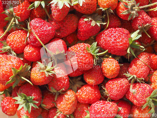 Image of Strawberry fruit background