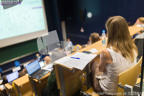 Image of Audience in the lecture hall.