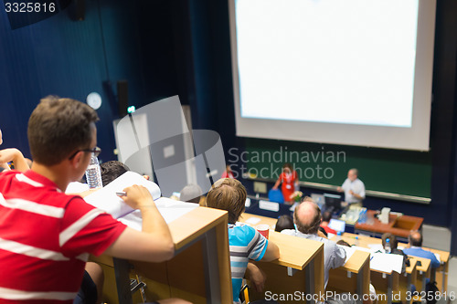 Image of Audience in the lecture hall.