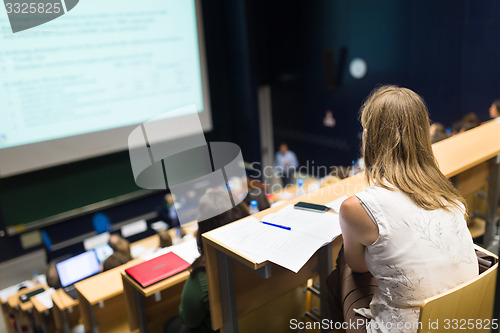 Image of Audience in the lecture hall.