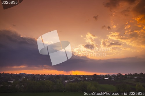 Image of Orange sunset