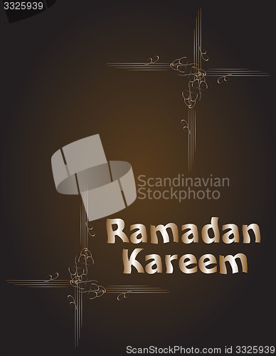 Image of Ramadan Kareem, greeting background