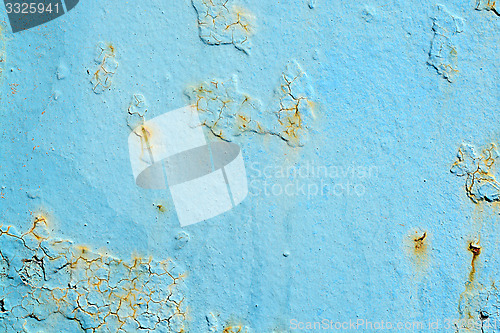 Image of Blue Grunge Metal Texture Background