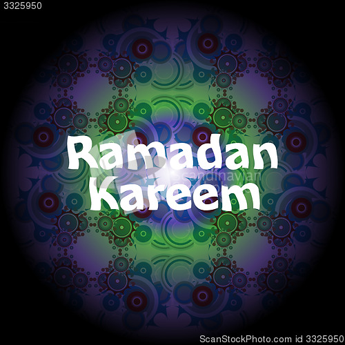 Image of Ramadan Kareem beautiful greeting card