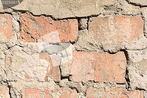 Image of Old grunge brick wall background