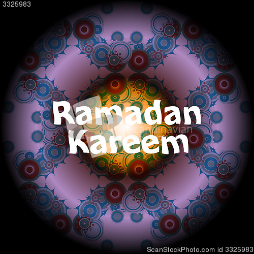 Image of Ramadan Kareem beautiful greeting card