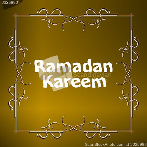 Image of Ramadan Kareem, greeting background