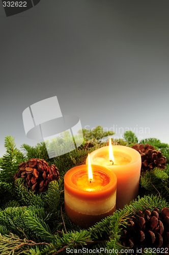 Image of Christmas candles