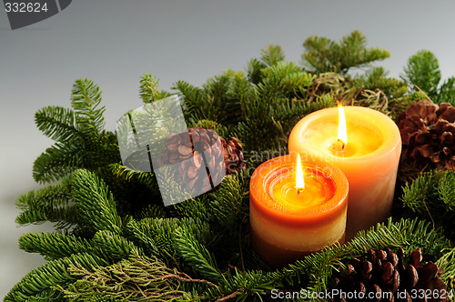 Image of Christmas candles