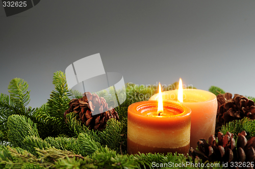 Image of Christmas candles