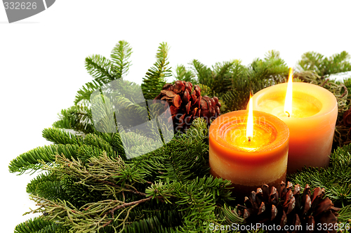 Image of Christmas candles