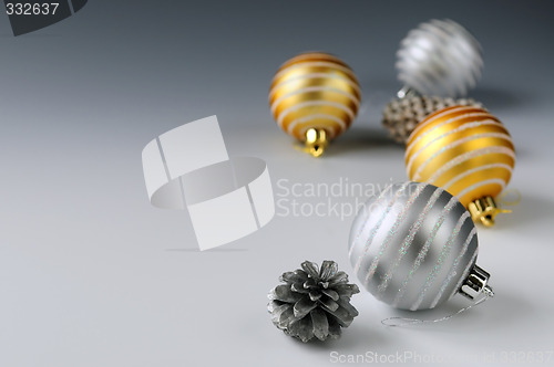 Image of Christmas ornaments