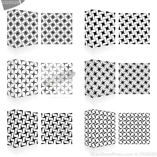 Image of Packaging box. Seamless pattern.