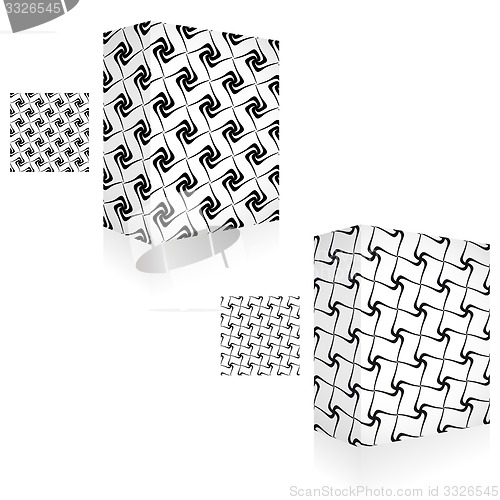 Image of Packaging box. Seamless pattern.