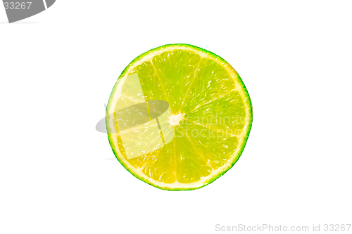 Image of Half a wet lime
