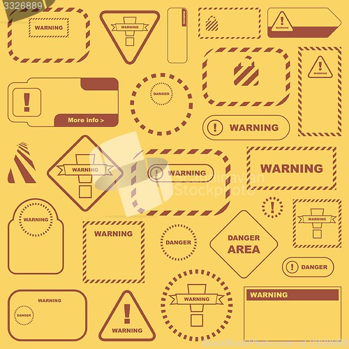 Image of Warning signs.