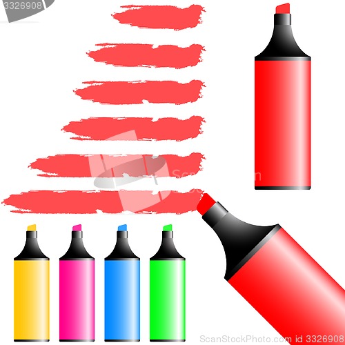 Image of Highlighter pens.