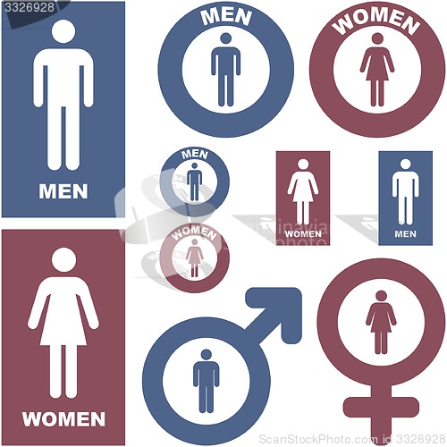 Image of Men and women.