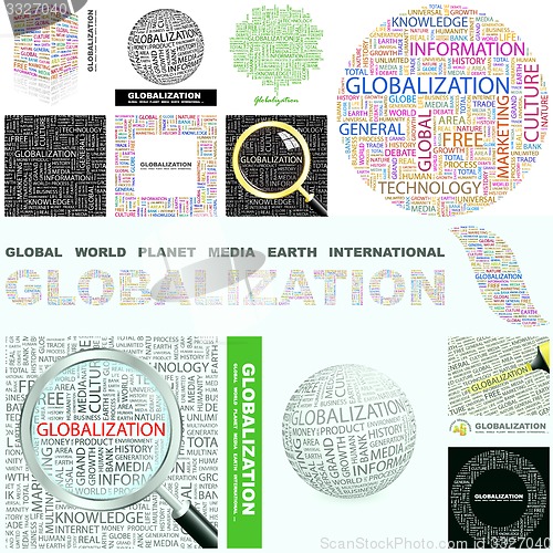 Image of Globalization. Concept illustration.