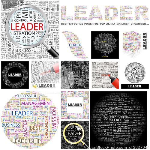 Image of Leader. Concept illustration.