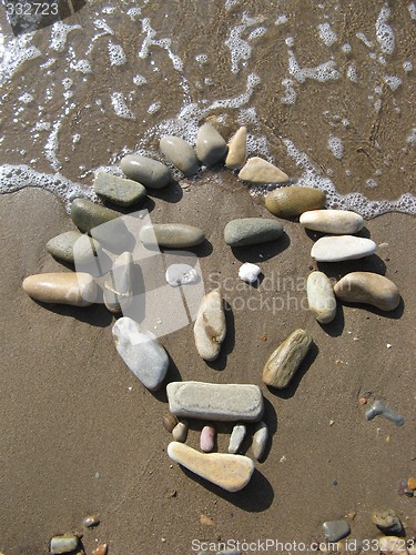 Image of Land art - african mask