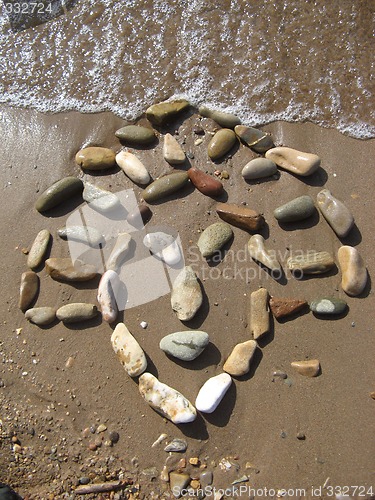 Image of Land art - african mask