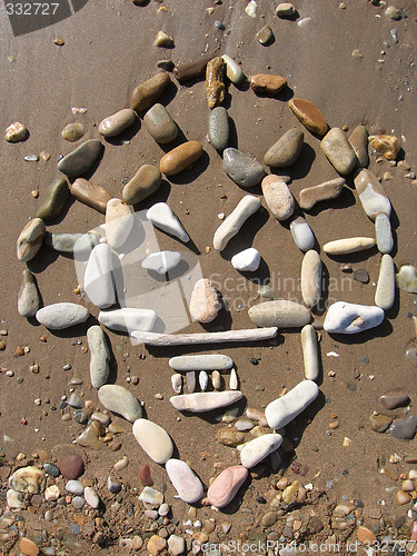 Image of Land art - african mask