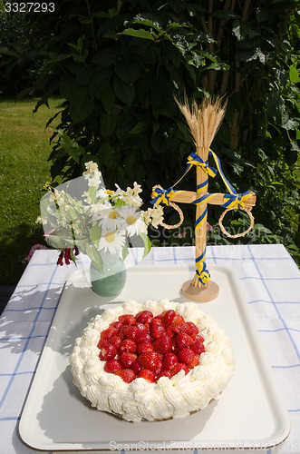 Image of Fresh strawberry cake 