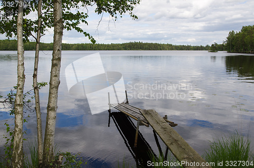 Image of Idyllic lake view