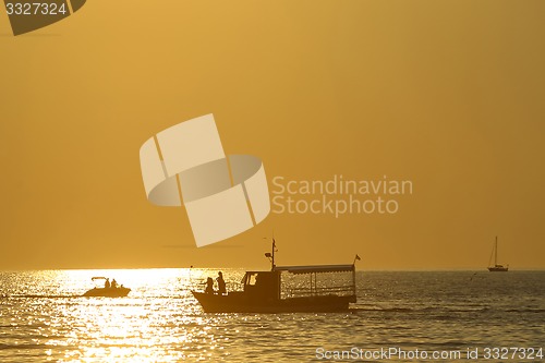 Image of Sunset on Adriatic sea