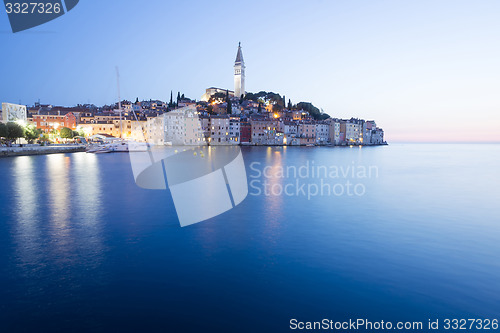 Image of Sunset in old town of Rovinj