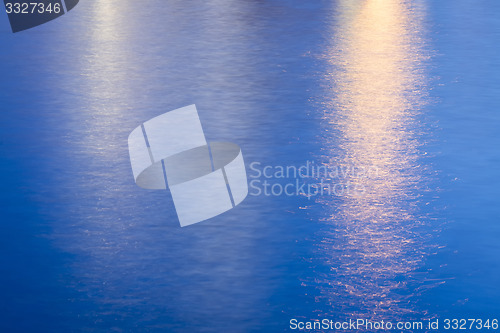 Image of Sea surface at sunset